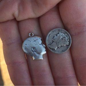 James Avery sterling silver head charm